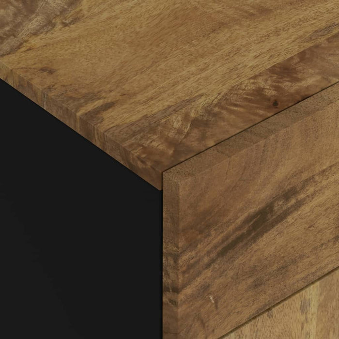 Bedside Cabinet 50x33x60 cm Solid Wood Mango&Engineered Wood