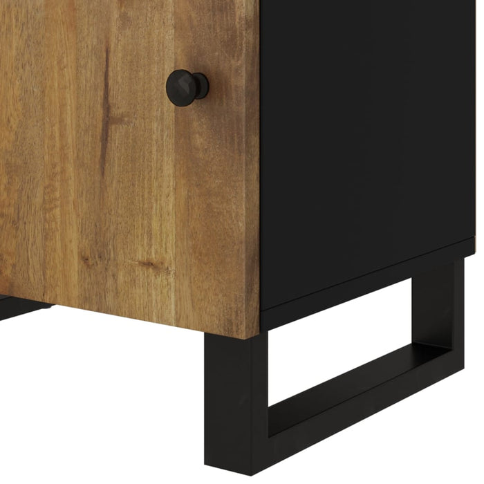 Bedside Cabinet 50x33x60 cm Solid Wood Mango&Engineered Wood