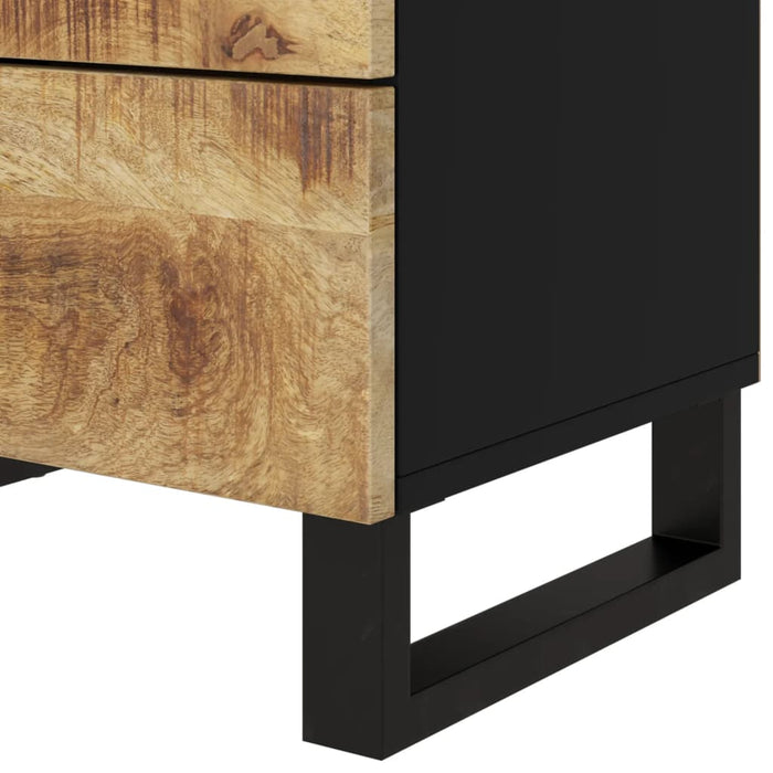 Bedside Cabinet 50x33x62 cm Solid Wood Mango&Engineered Wood