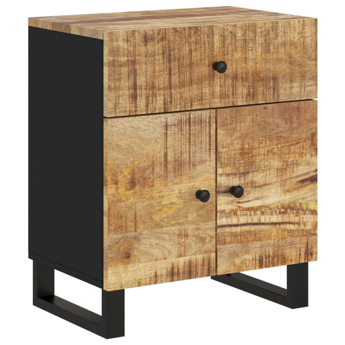 Bedside Cabinet 50x33x60 cm Solid Wood Mango&Engineered Wood