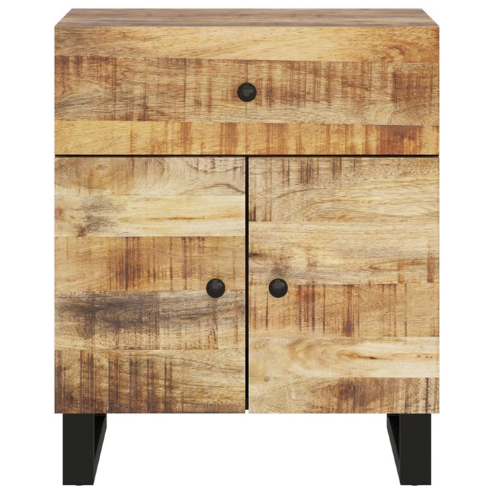 Bedside Cabinet 50x33x60 cm Solid Wood Mango&Engineered Wood