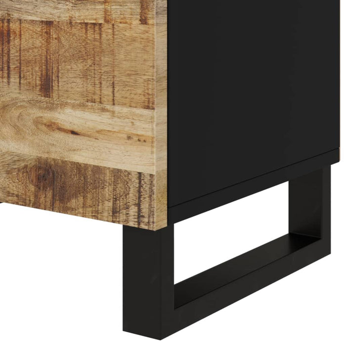 Bedside Cabinet 50x33x60 cm Solid Wood Mango&Engineered Wood