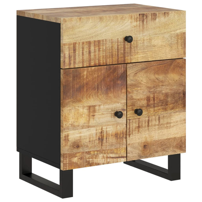 Bedside Cabinet 50x33x60 cm Solid Wood Mango&Engineered Wood