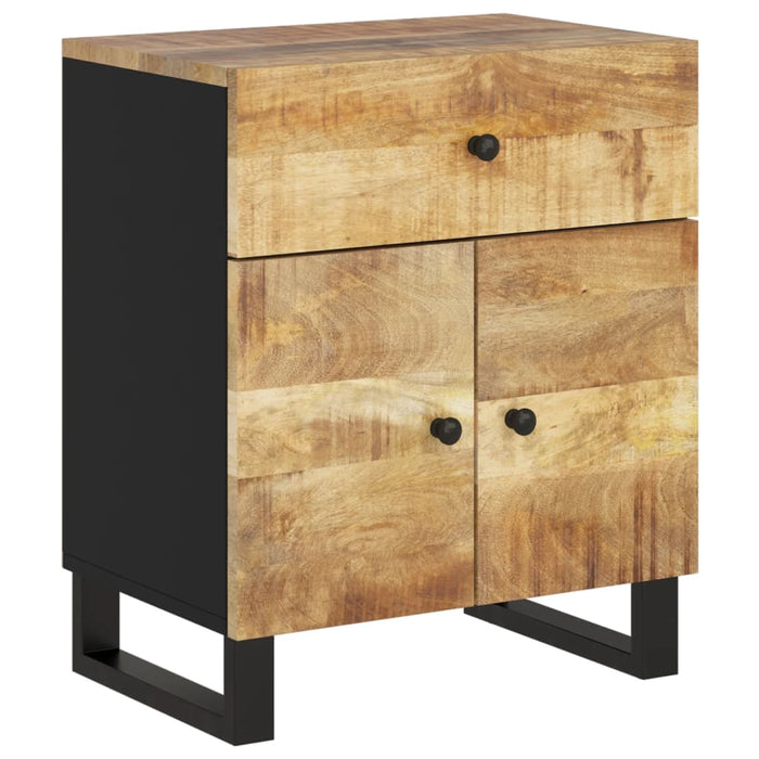 Bedside Cabinet 50x33x60 cm Solid Wood Mango&Engineered Wood