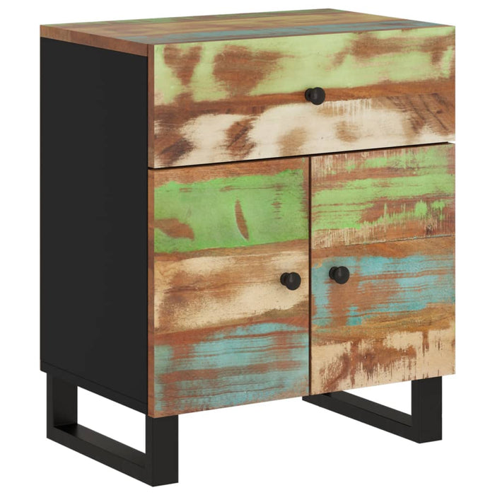 Bedside Cabinet 50x33x60cm Solid Wood Reclaimed&Engineered Wood