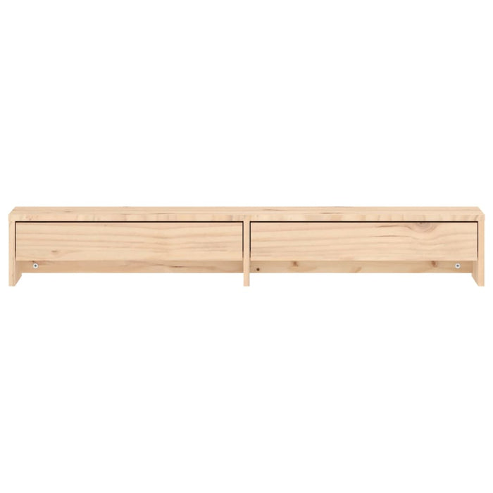 Monitor Stand 100x27x15 cm Solid Wood Pine