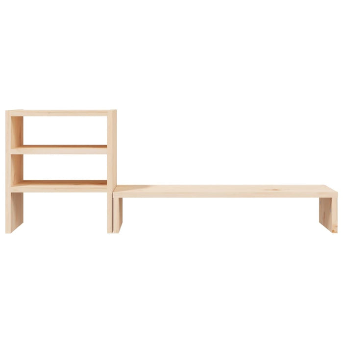 Monitor Stand 81x20x30 cm Solid Wood Pine