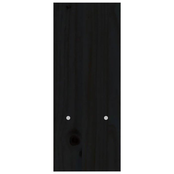 Monitor Stand Black (39-72)x17x43 cm Solid Wood Pine