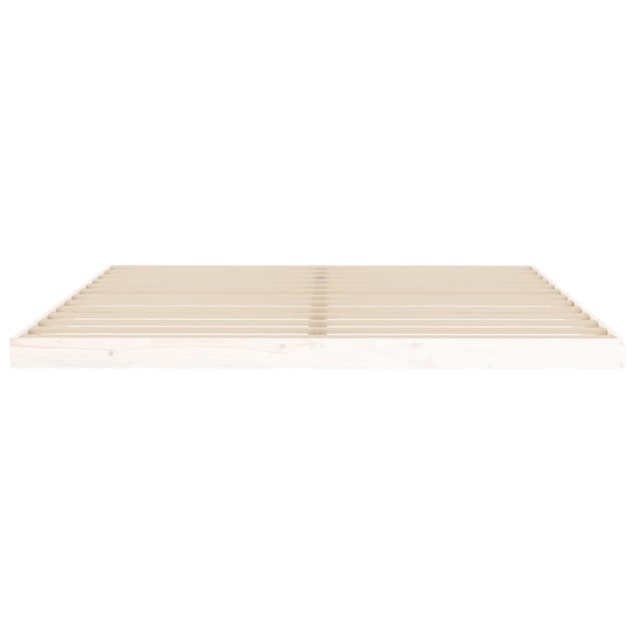 Bed Frame without Mattress White 180x200 cm Super King  Solid Wood Pine