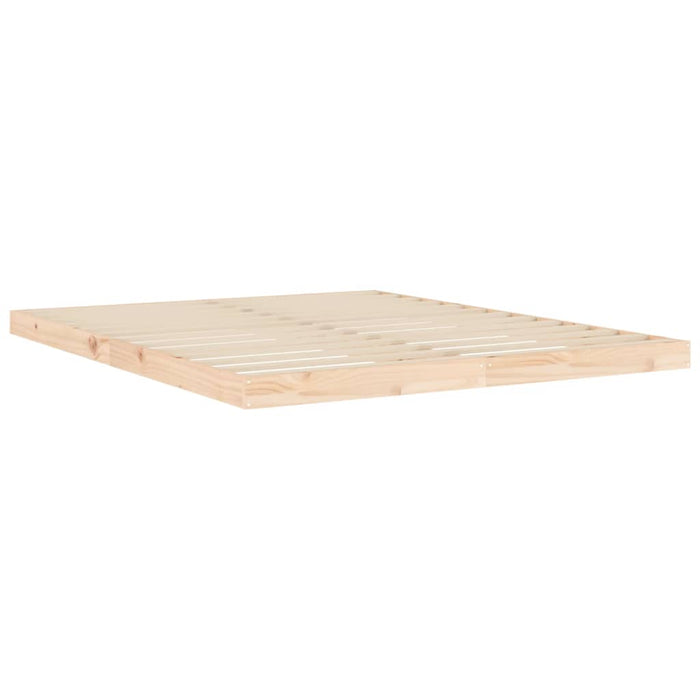 Bed Frame without Mattress 160x200 cm Solid Wood Pine