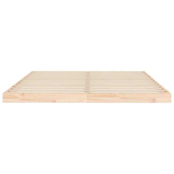 Bed Frame without Mattress 160x200 cm Solid Wood Pine