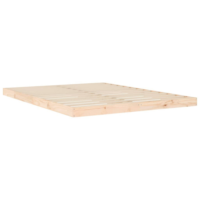 Bed Frame without Mattress 150x200 cm King Size King Size Solid Wood Pine