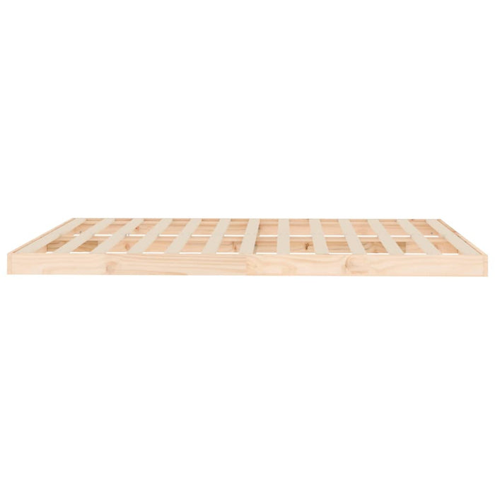 Bed Frame without Mattress 150x200 cm King Size King Size Solid Wood Pine