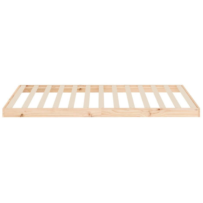 Bed Frame without Mattress 100x200 cm Solid Wood Pine