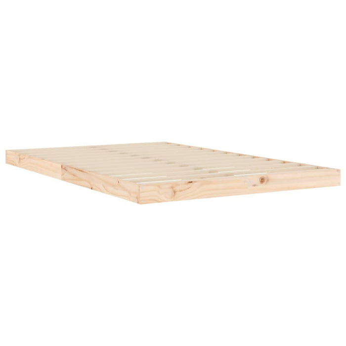 Bed Frame without Mattress 120x190 cm Small Double  Solid Wood Pine