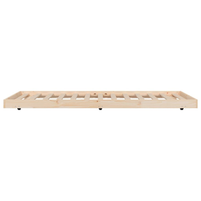 Bed Frame without Mattress 90x200 cm Solid Wood Pine