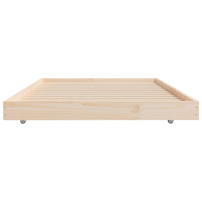 Bed Frame without Mattress 90x190 cm Single Solid Wood Pine