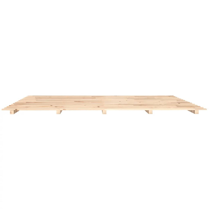 Bed Frame without Mattress 160x200 cm Solid Wood Pine