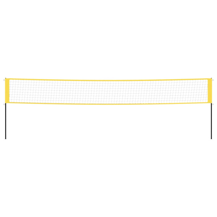 Badminton Net Yellow and Black 600x155 cm PE Fabric