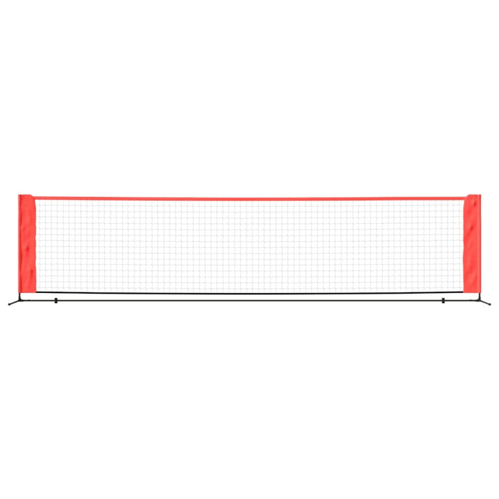 Tennis Net Black and Red 400x100x87 cm Polyester