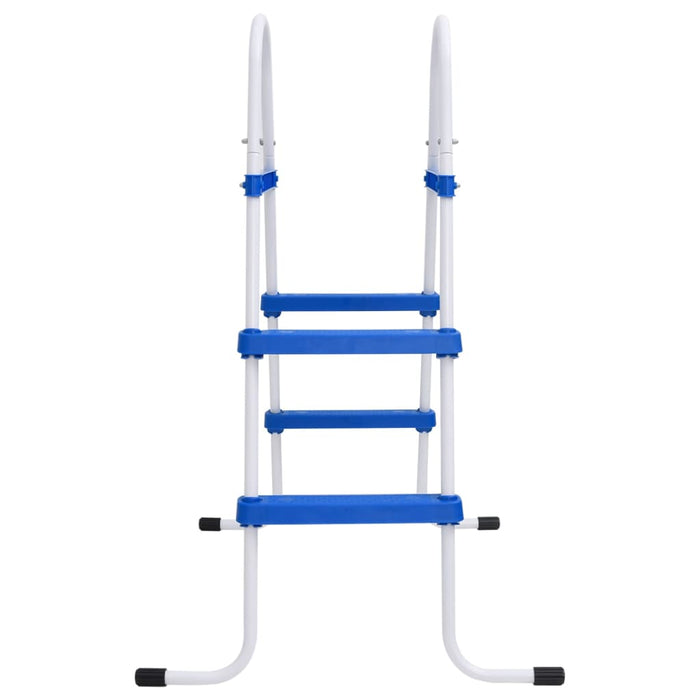 Pool Ladder Blue and White 84 cm Steel