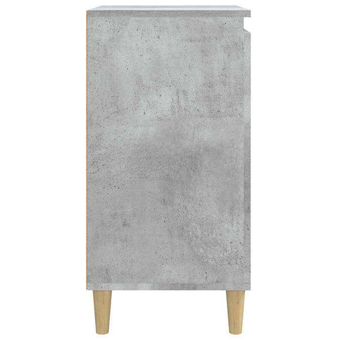 Noptiera Gri Beton 40x35x70 cm Lemn de Inginerie