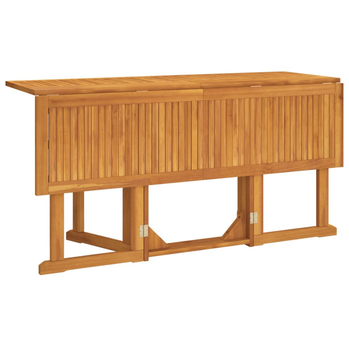 Folding Butterfly Garden Table 150x90x75 cm Solid Wood Teak