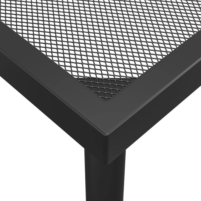 Garden Table Anthracite 165x80x72 cm Steel Mesh