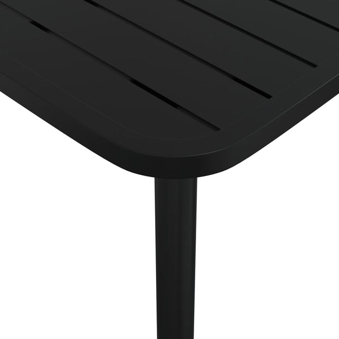 Garden Table Anthracite 165x80x71 cm Steel