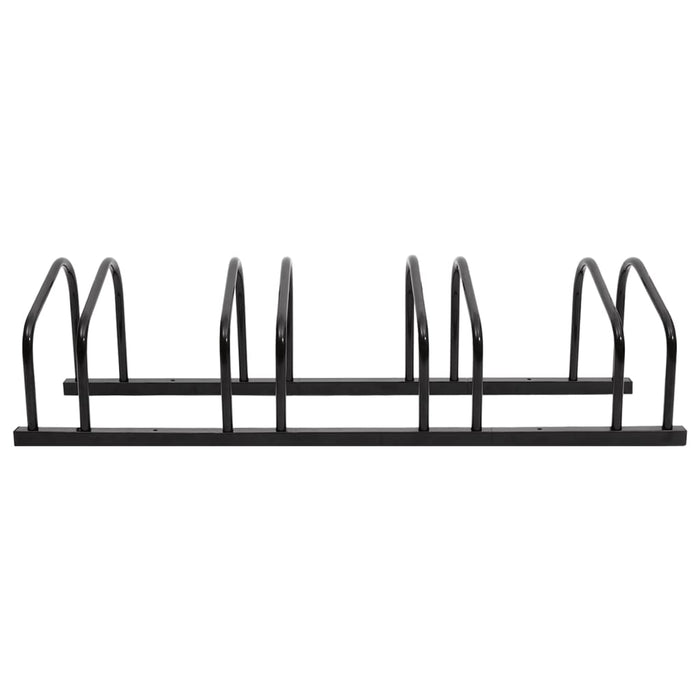 Bike Rack for 4 Bikes Black Steel