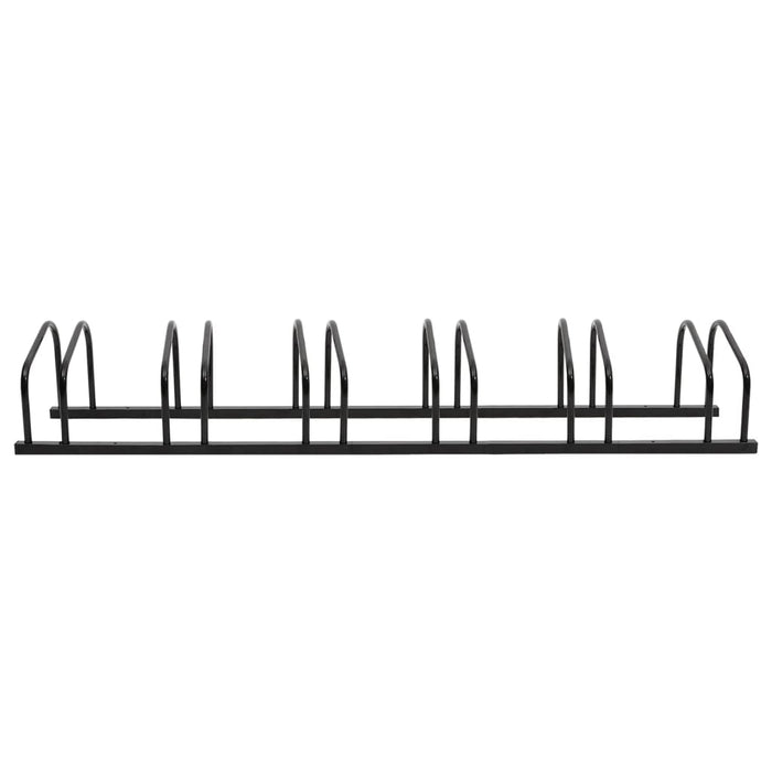 Bike Rack for 6 Bikes Black Steel