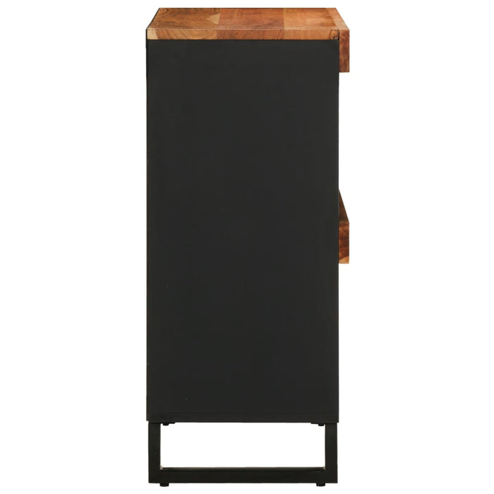 Side Cabinet 85x33x75 cm Solid Wood Acacia