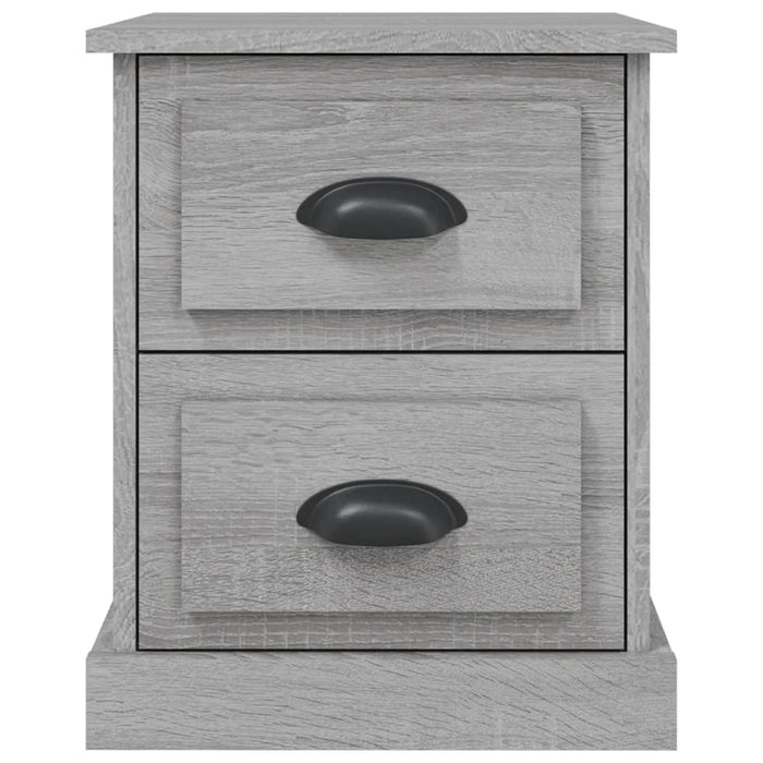 Bedside Cabinets 2 pcs Grey Sonoma 39x39x47.5 cm Engineered Wood