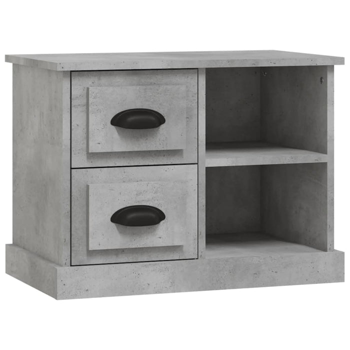 Bedside Cabinet Concrete Grey 60x35.5x45 cm