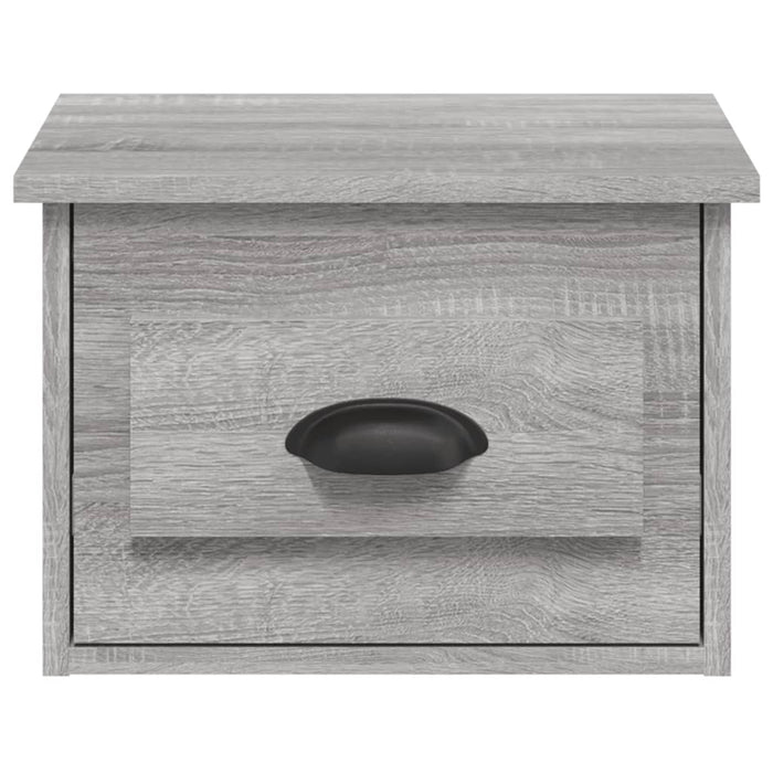 Wall-mounted Bedside Cabinet Grey Sonoma 41.5x36x28cm