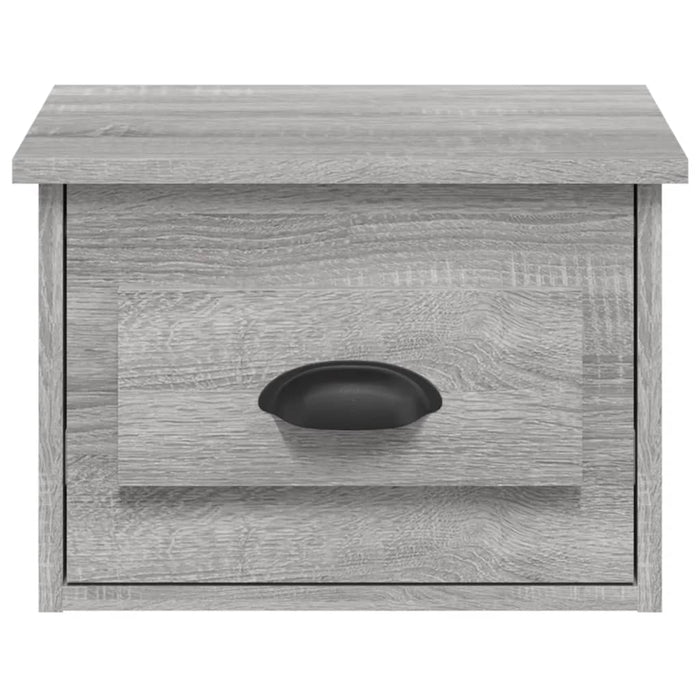 Wall-mounted Bedside Cabinets 2 pcs Grey Sonoma 41.5x36x28cm