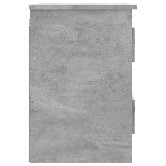 Noptiera montata pe perete Gri Beton 41,5x36x53cm