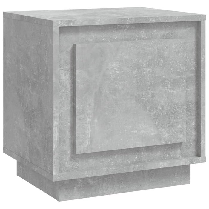 Noptiera Gri Beton 44x35x45 cm Lemn de Inginerie