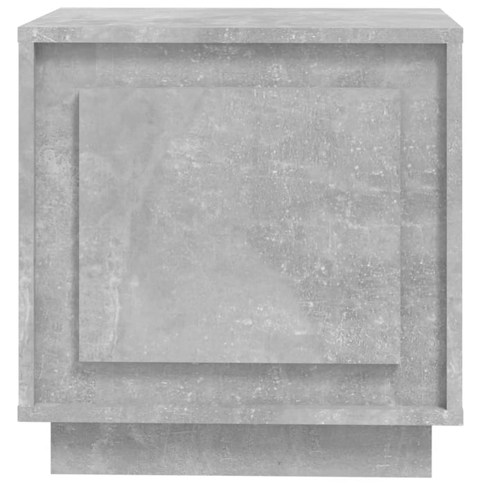 Noptiera Gri Beton 44x35x45 cm Lemn de Inginerie