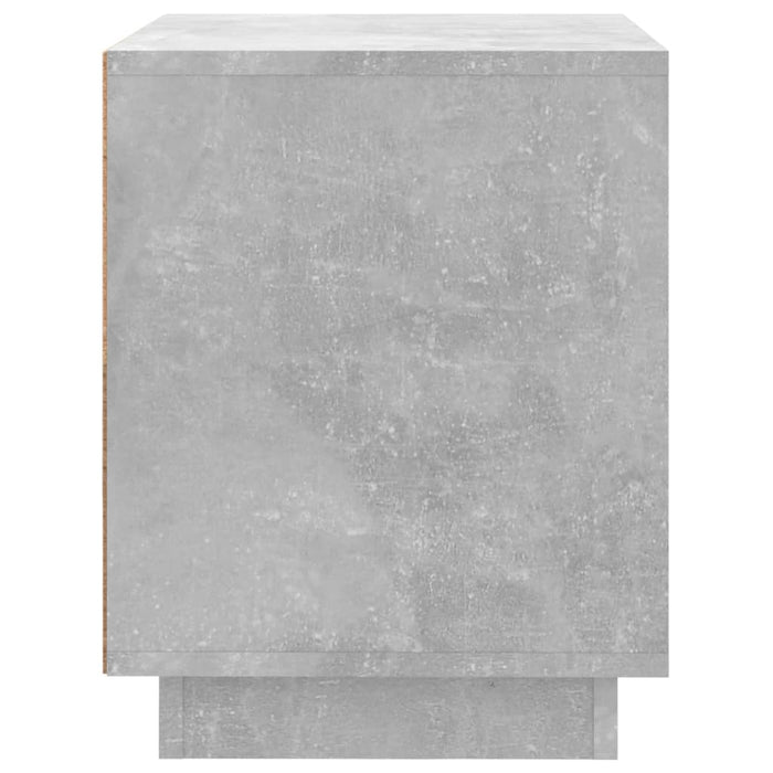 Noptiera Gri Beton 44x35x45 cm Lemn de Inginerie