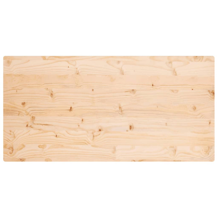 Table Top 100x50x2.5 cm Solid Wood Pine Rectangular