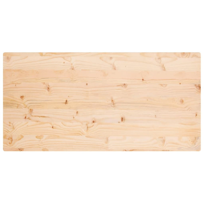 Table Top 110x60x2.5 cm Solid Wood Pine Rectangular