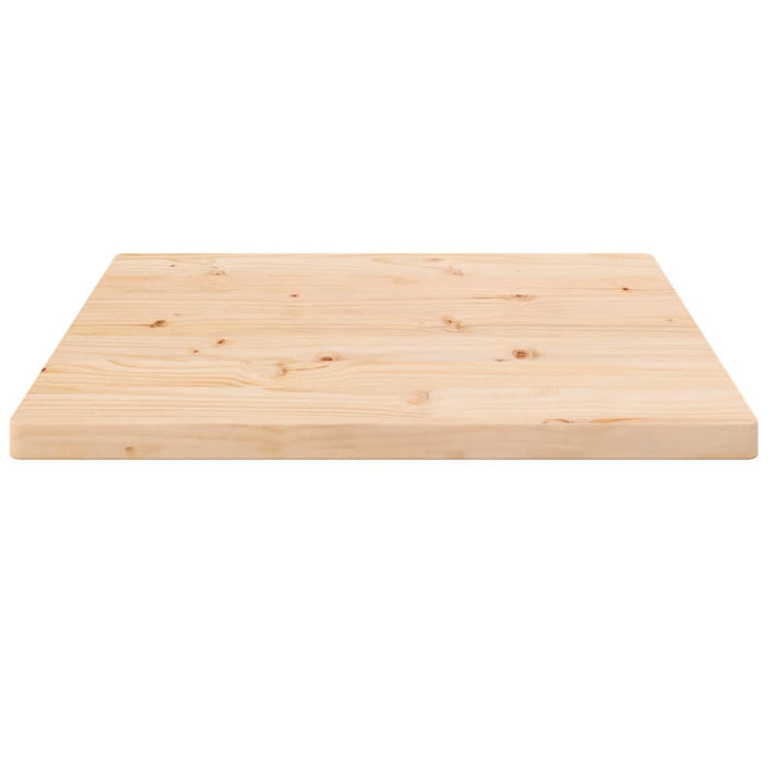 Table Top 50x50x2.5 cm Solid Wood Pine Square