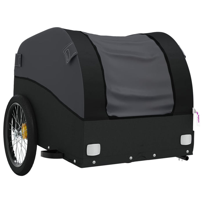 Remorca pentru bicicleta Neagra 30 kg Fier