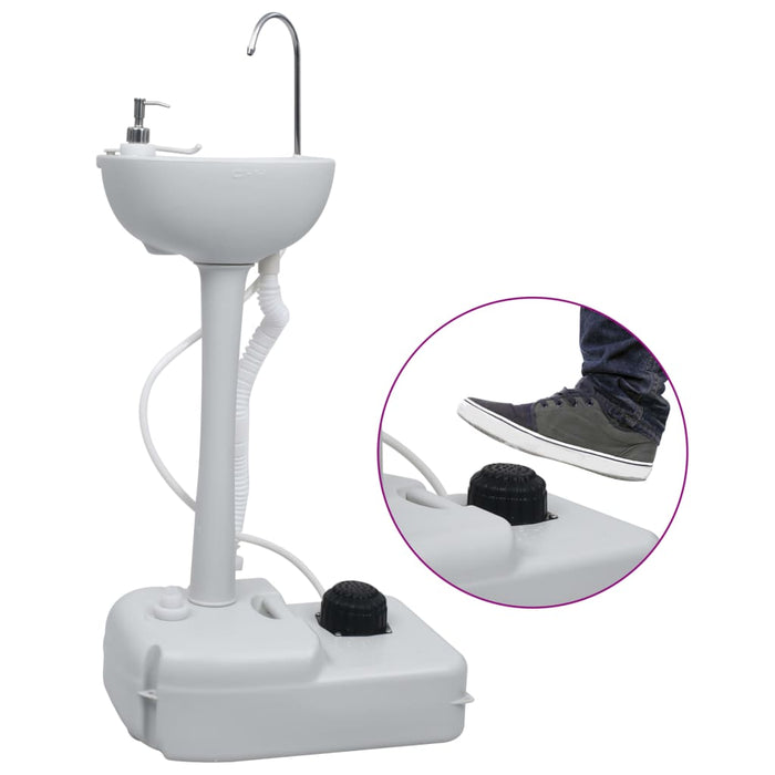 Portable Camping Toilet and Handwash Stand Set