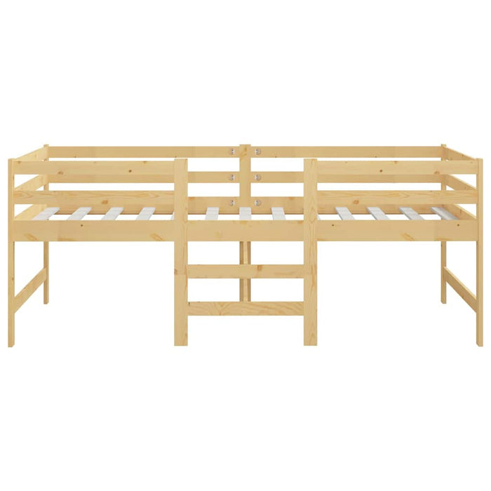 Bed Frame without Mattress 90x200 cm Solid Wood Pine