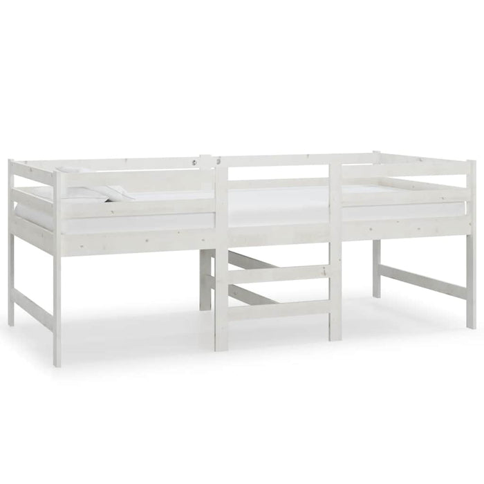 Bed Frame without Mattress White 90x200 cm Solid Wood Pine