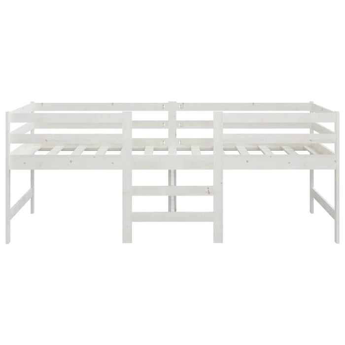 Bed Frame without Mattress White 90x200 cm Solid Wood Pine