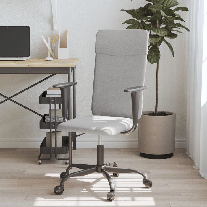 Office Chair Light Grey Fabric