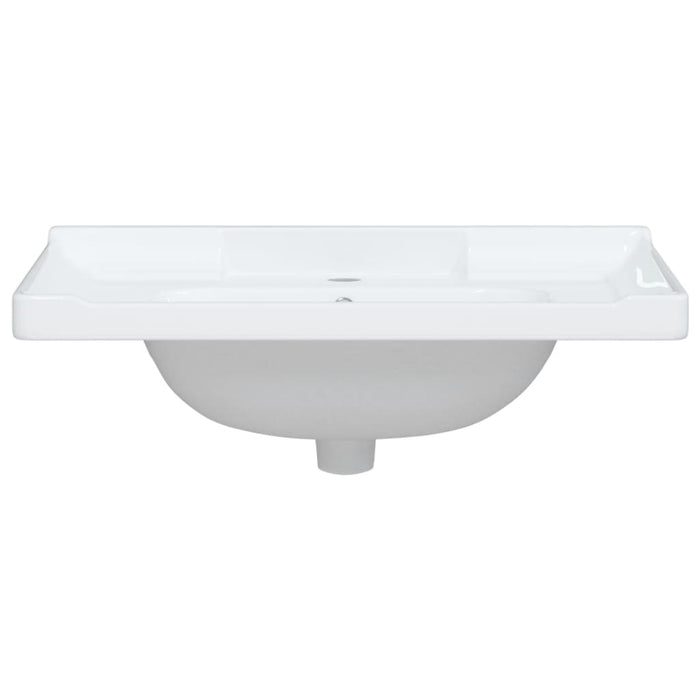 Bathroom Sink White 71x48x23 cm Rectangular Ceramic